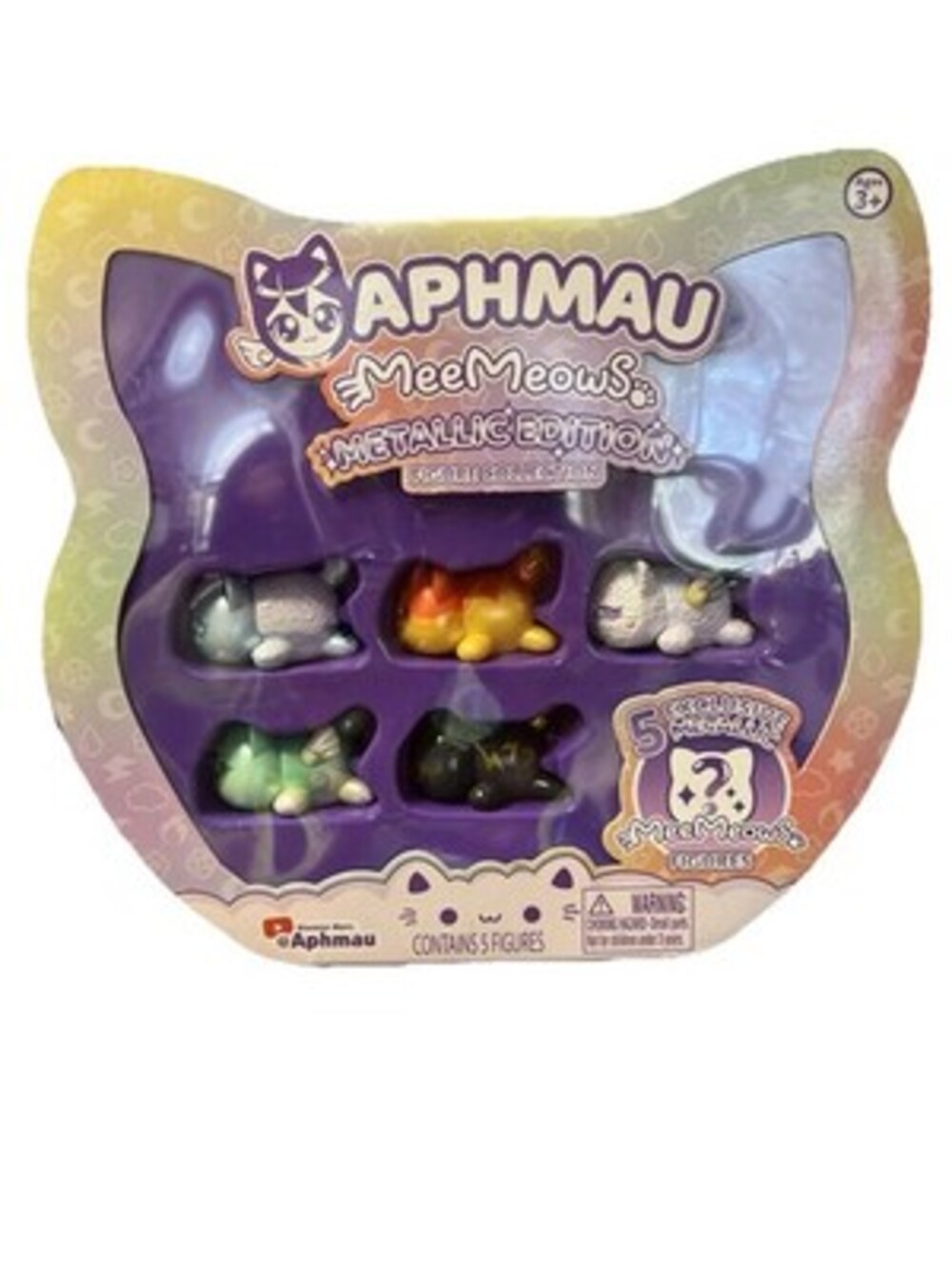 Aphmau MeeMeows Metallic Edition Figure Collection Figure 5-Pack New in box.